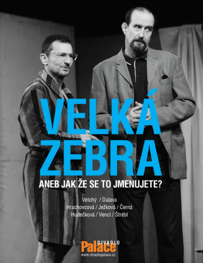 VELKÁ ZEBRA ANEB JAK ŽE SE TO JMENUJETE? - Jean-Jacques Bricaire, Maurice Lassayques, režie: Petr Palouš, DIVADLO PALLACE
